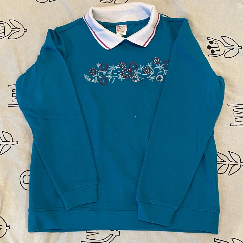 Teal Grandma Sweater